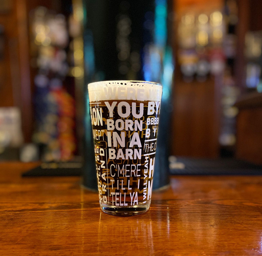 The Irishisms Pint Glass set of 2