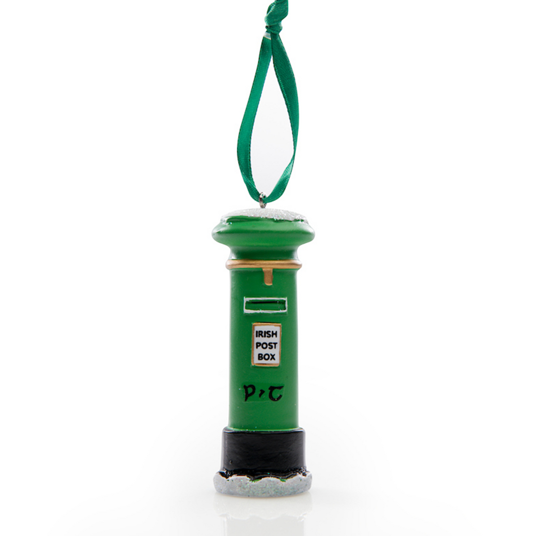 The Irish Post Box Christmas Tree Decoration