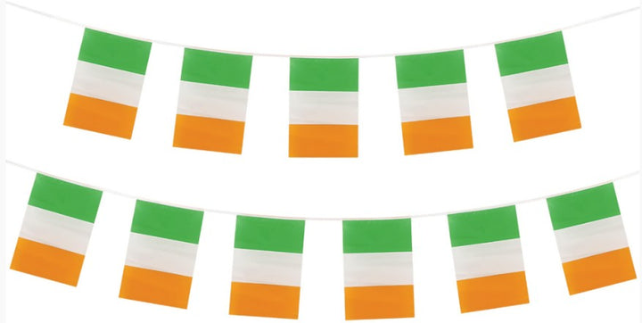 Paddy's Day Tricolour Flag Bunting 3.6 metres