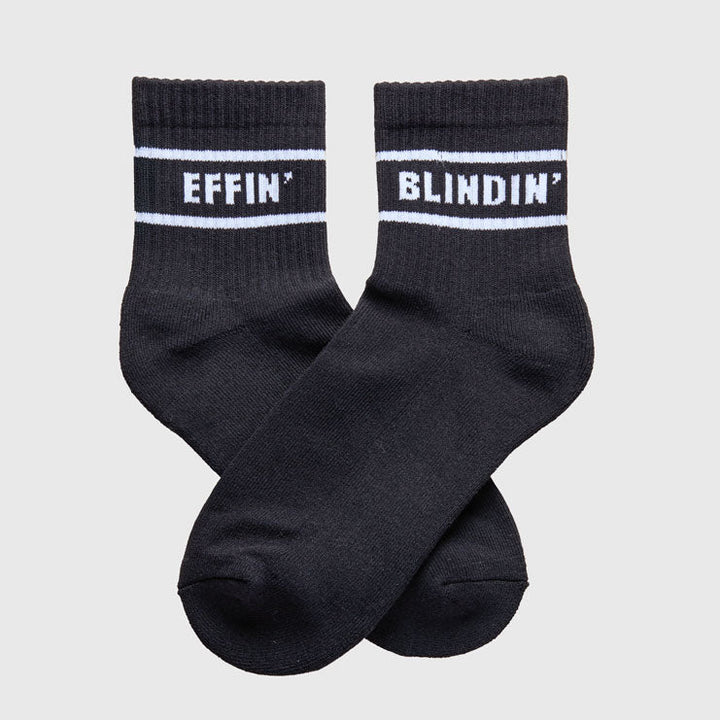 Paddy Sox - Quarter Length Crew Socks - Effin' and Blindin'
