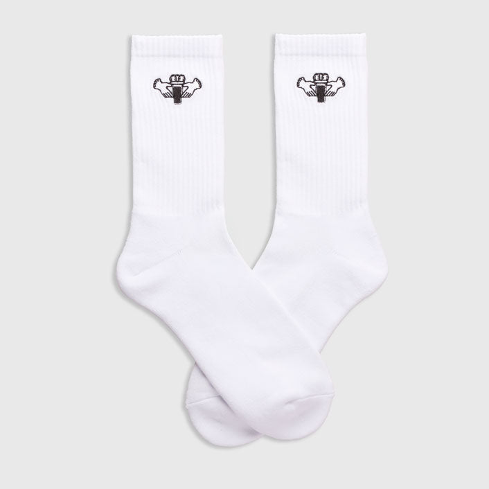 Claddagh Pint - Full Length Crew Socks - PaddySox
