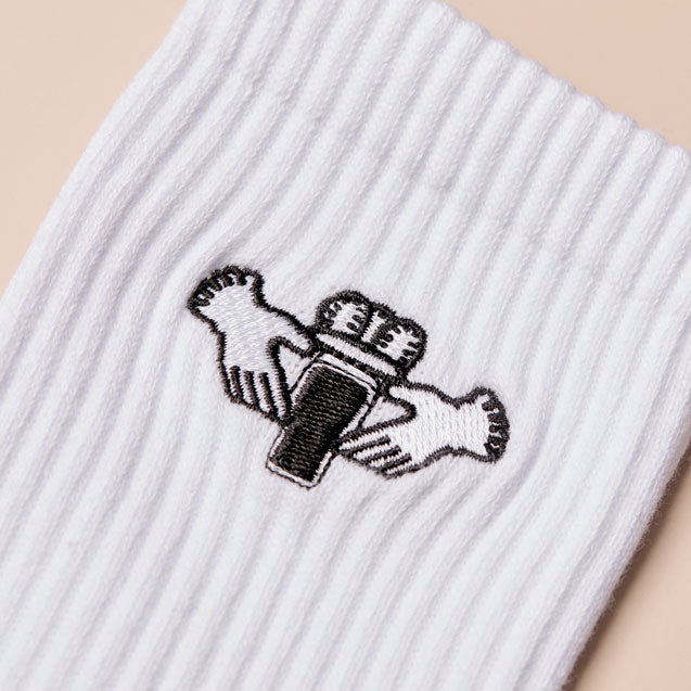 Claddagh Pint - Full Length Crew Socks - PaddySox