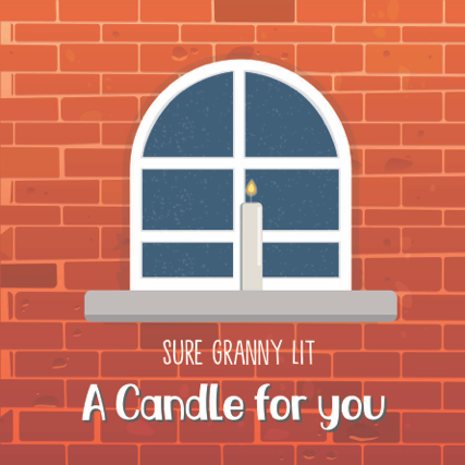 Best of Luck "Sure Granny lit a candle for you" Card