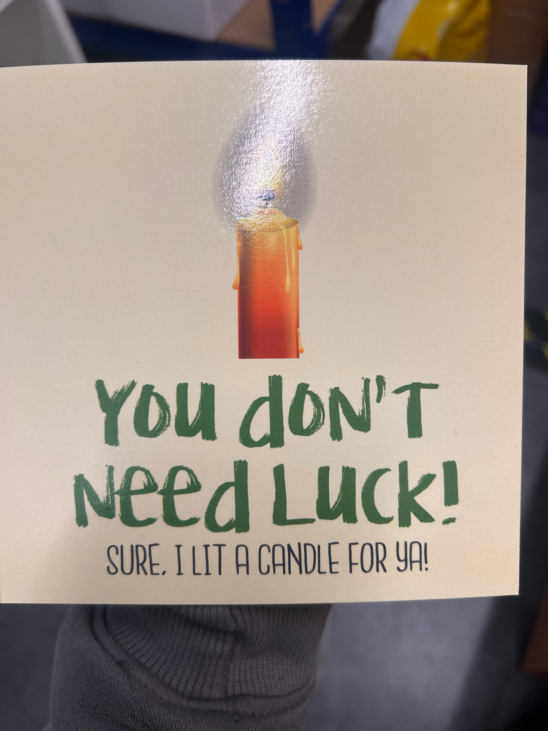 you don't need luck