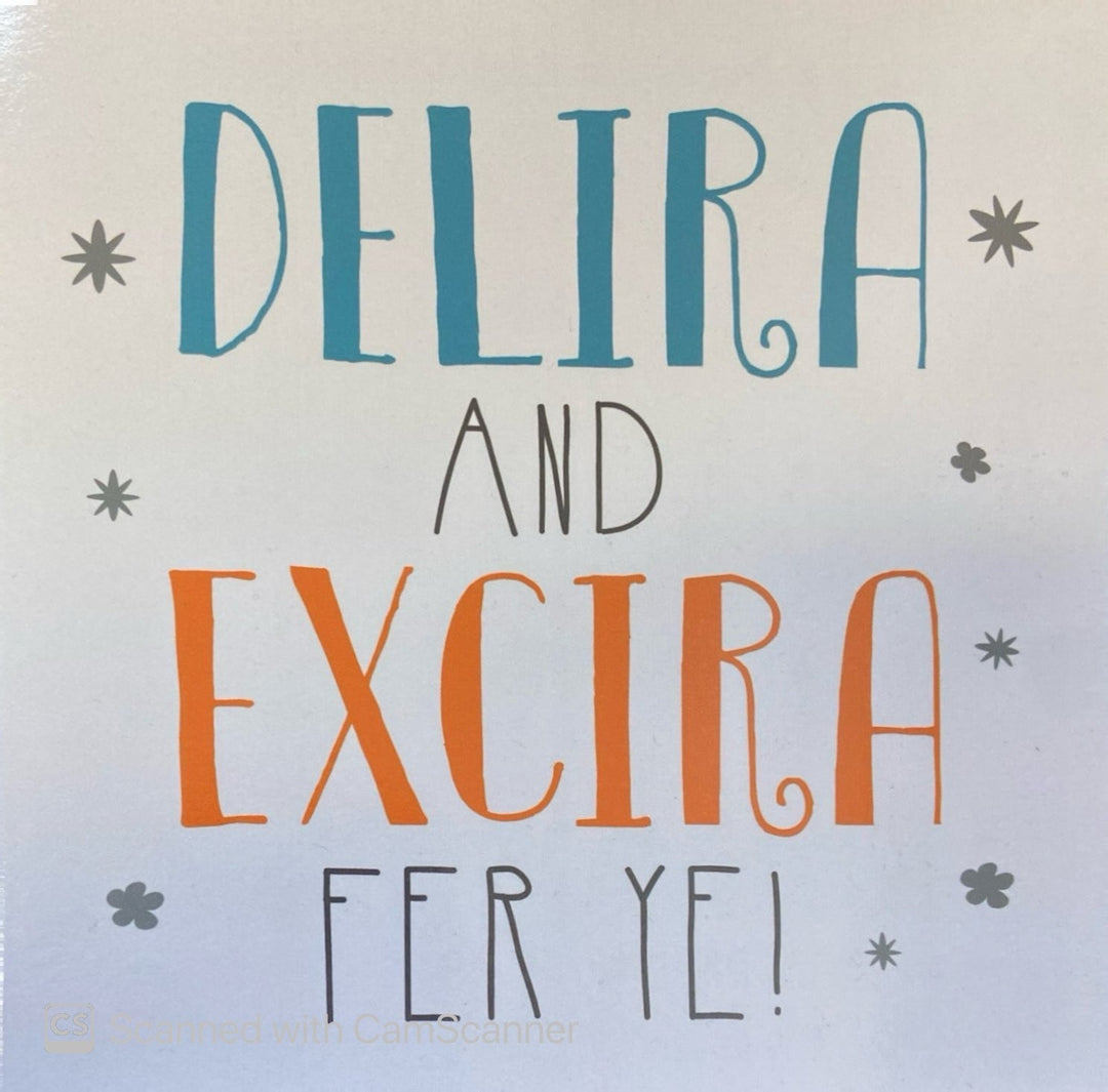 Congratulations - Delira and Excira Fer Ye - Card