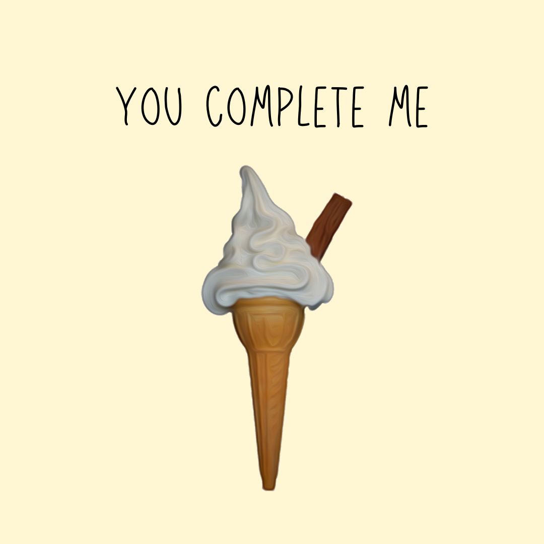 'You Complete Me' Card