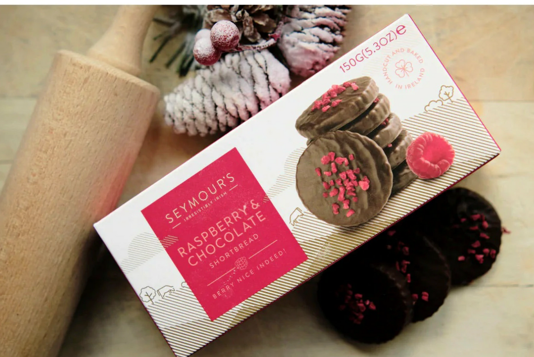 Seymours raspberry & chocolate Shortbread