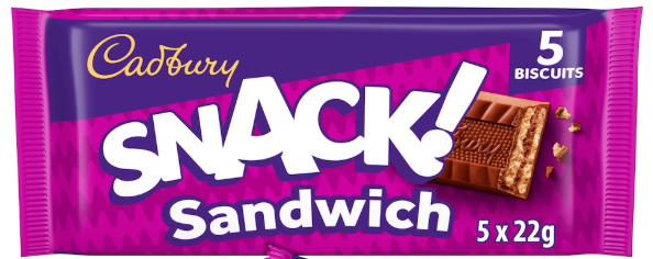 Cadbury - Purple Snack Sandwich 5 pack