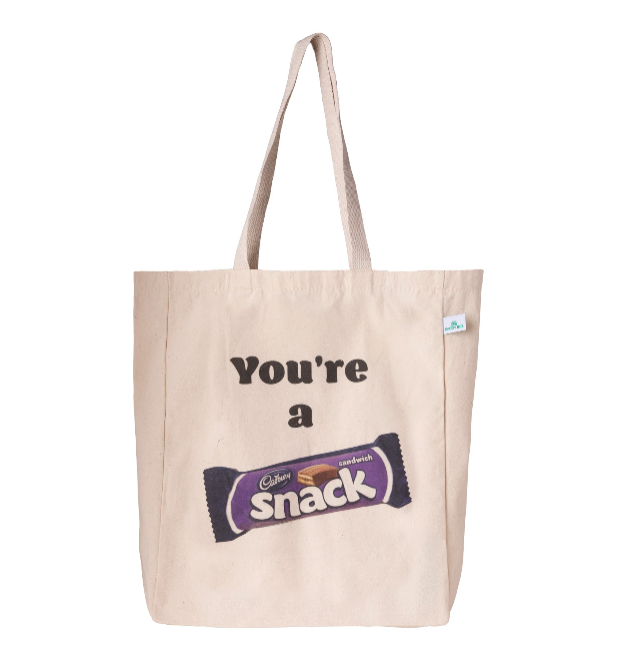 You're A Snack Tote Bag