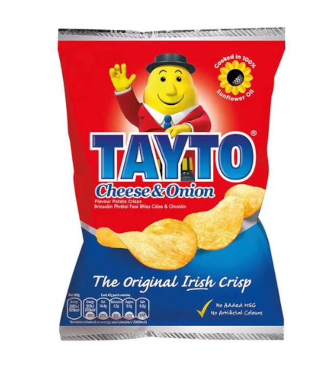 Tayto Crisps Cheese & Onion 125g