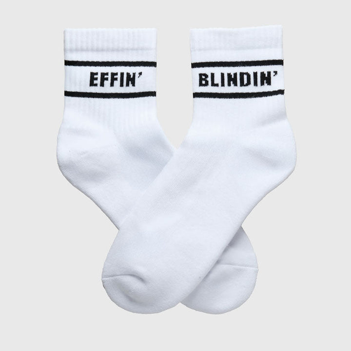 Paddy Sox - Quarter Length Crew Socks - Effin' and Blindin'