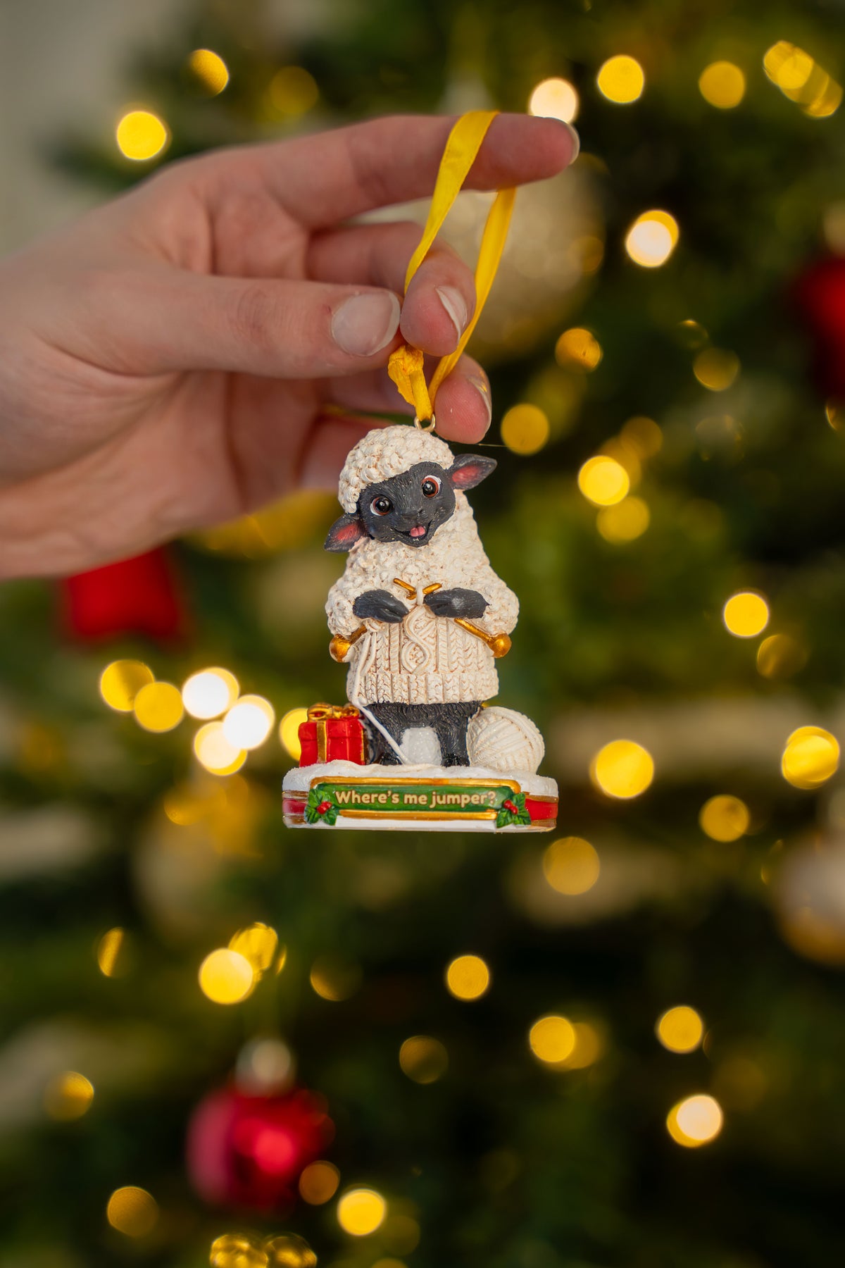 “Where’s Me Jumper?” Sheep Decoration