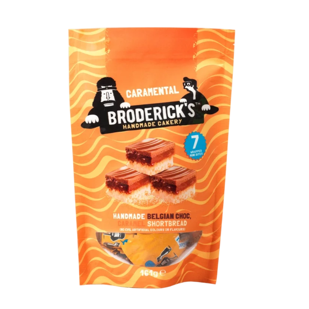 Broderick's Belgian Chocolate Caramel Shortbread 7 pack (161g)