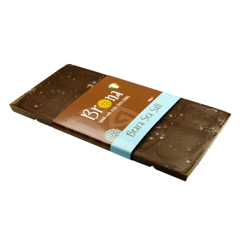 Brona Handmade Irish Chocolate - Dark Chocolate with Sea Salt- 100g bar