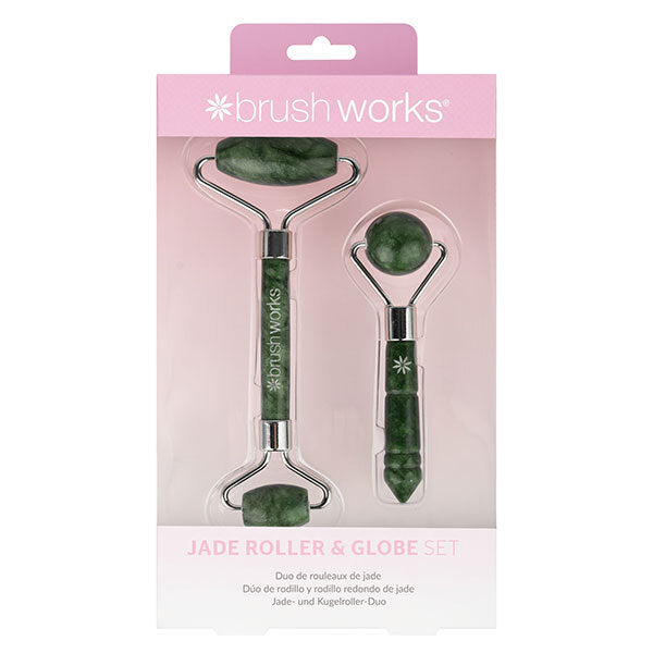 Brush Works Jade roller & globe set