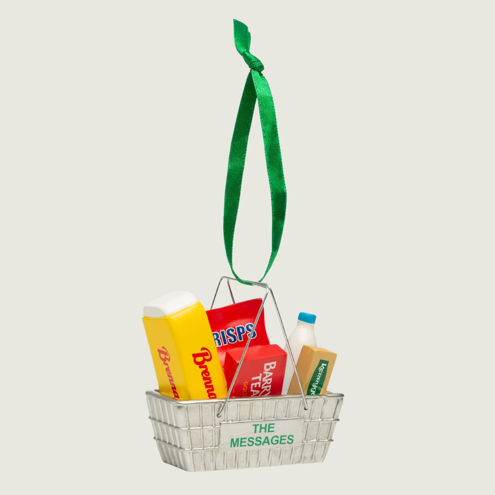 The Messages Basket Christmas Tree Decoration