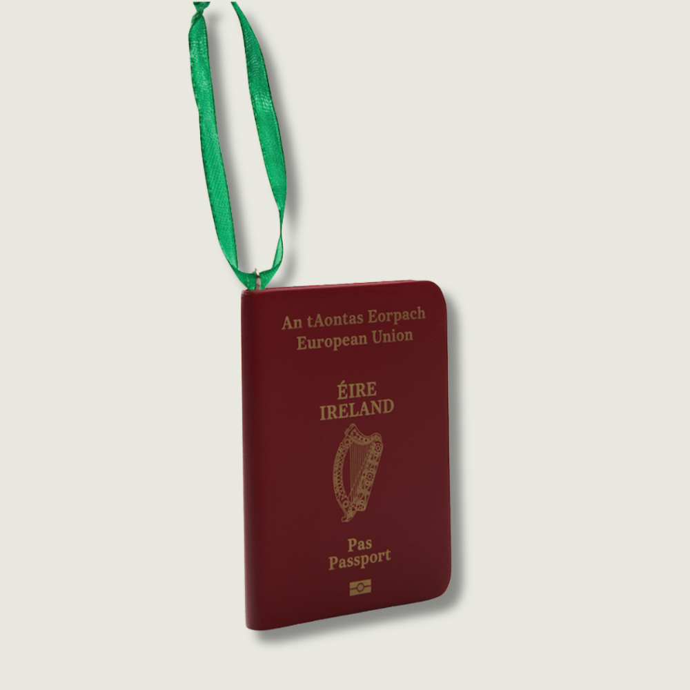 The Irish Passport Christmas Tree Decoration