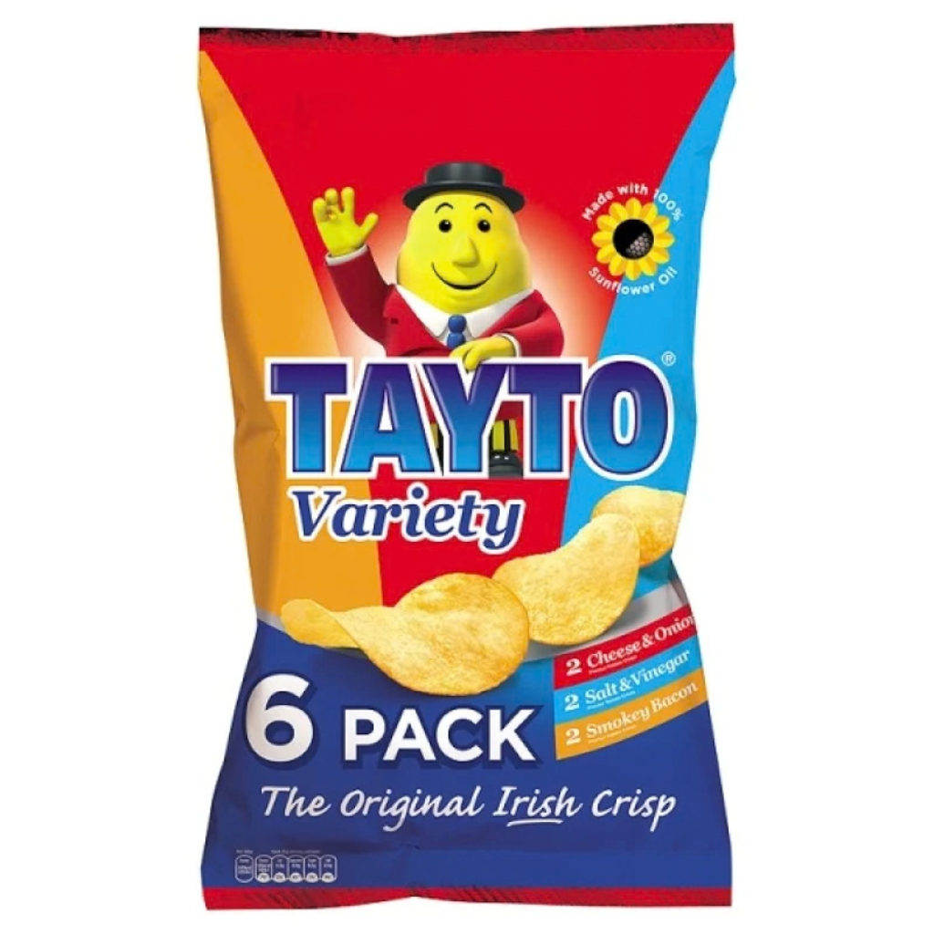 Tayto - Variety 6 Pack (25gx6)