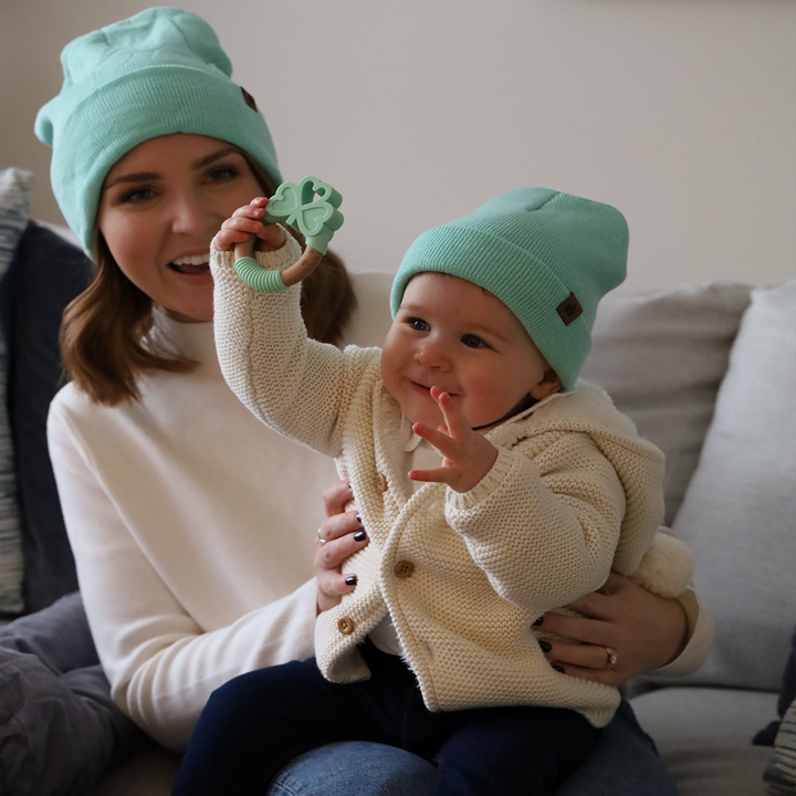 Shamrock Baby Teething Ring