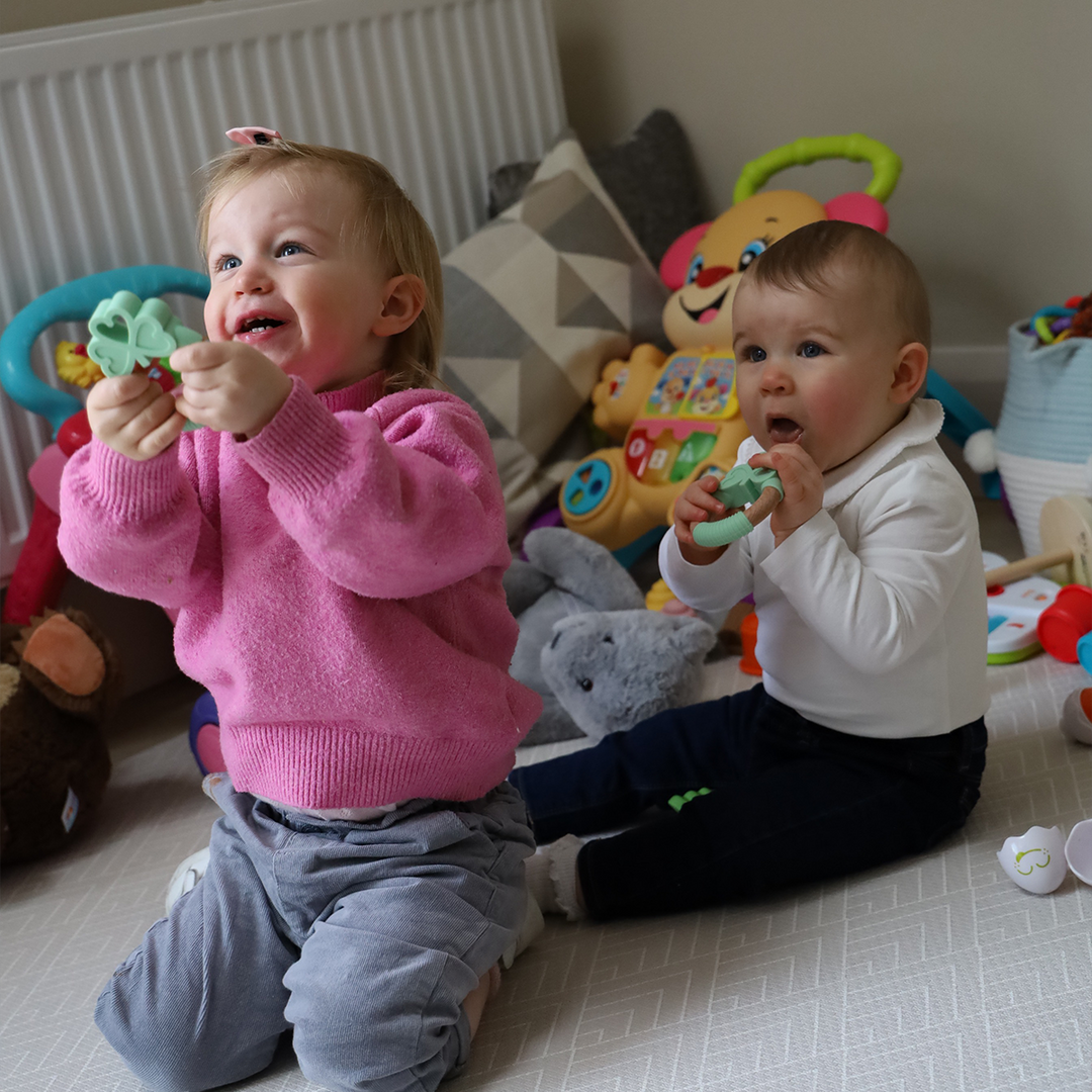 Shamrock Baby Teething Ring